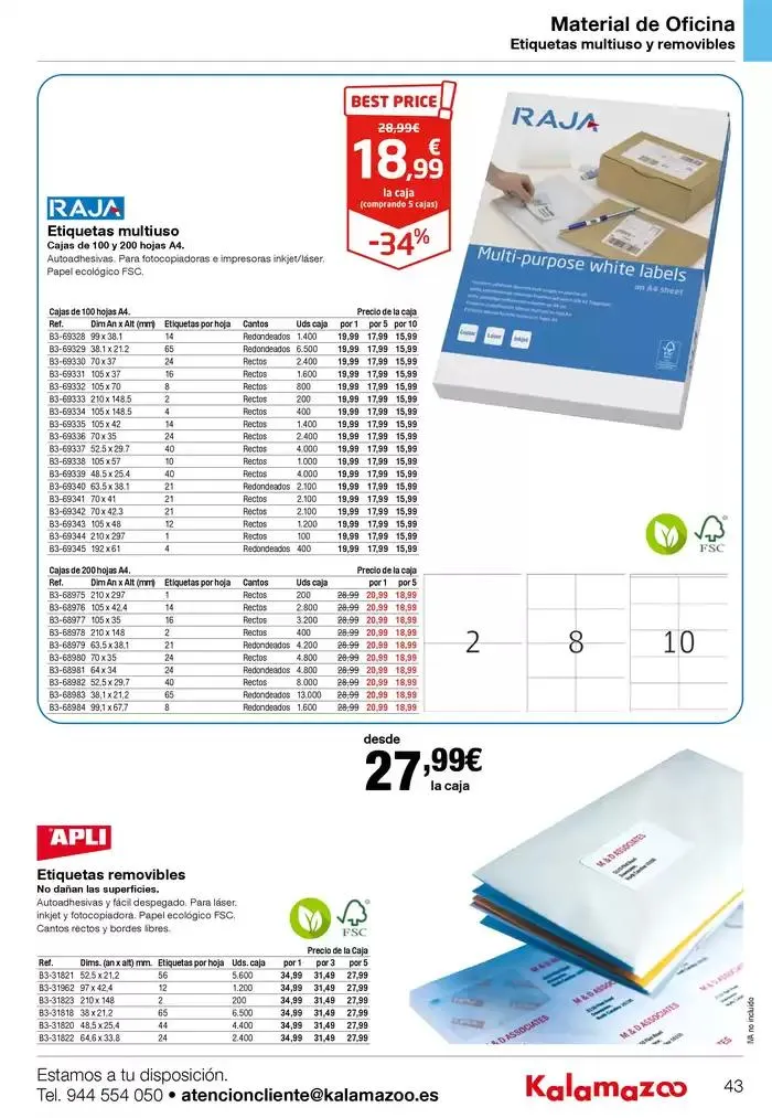 Catálogo de Staples Kalamazoo Catálogo General 9 de enero al 30 de septiembre 2025 - Página 43