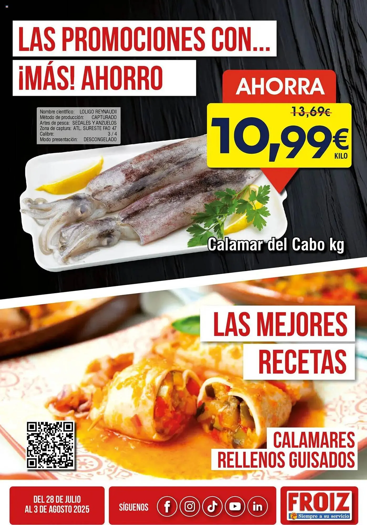 Catálogo de Folleto FROIZ 28 de julio al 3 de agosto 2025 - Página 2