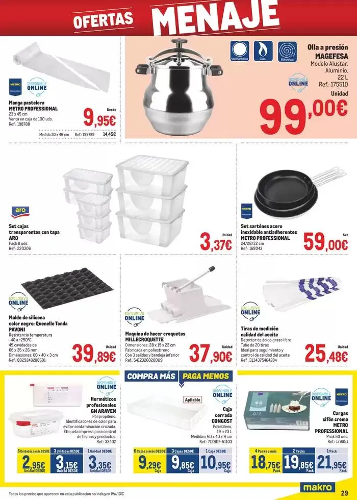 Catálogo de Makro Precios Centro 4 de marzo al 6 de abril 2025 - Página 29