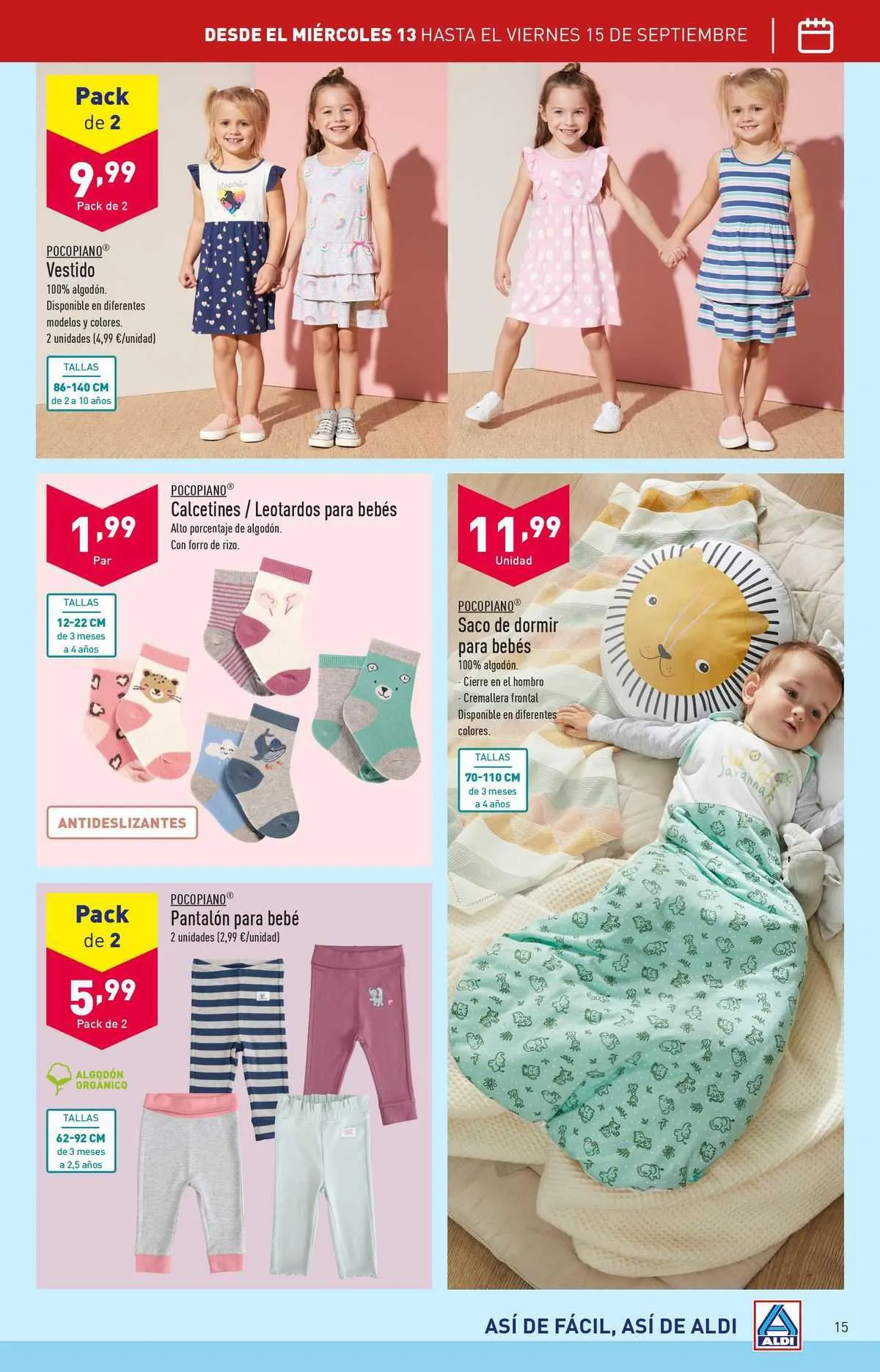Catálogo de ALDI Folleto 12 de septiembre al 17 de septiembre 2023 - Página 15