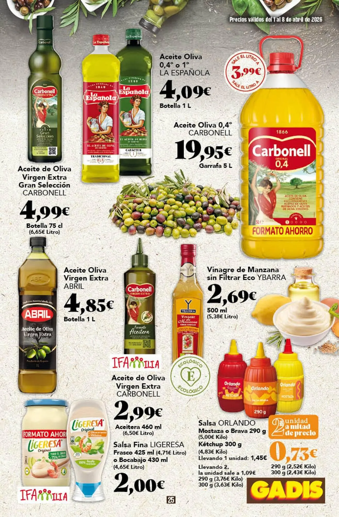 Catálogo de Folleto Gadis 1 de abril al 8 de abril 2026 - Página 25