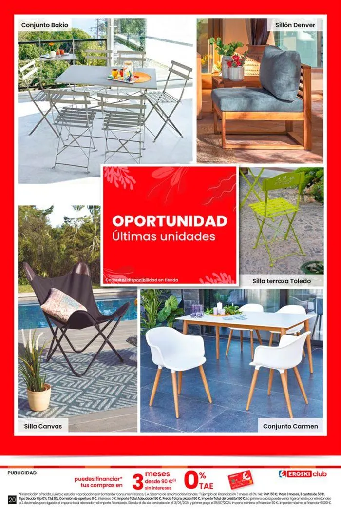 Catálogo de Vive el verano HIPERMERCADOS EROSKI 13 de junio al 10 de julio 2024 - Página 20