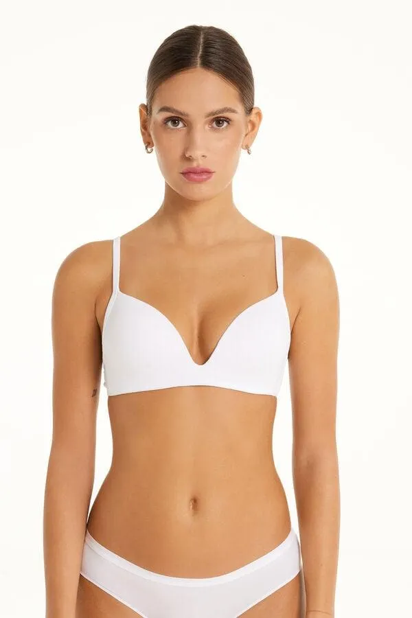 Sujetador triángulo London con relleno sin aro de algodón London