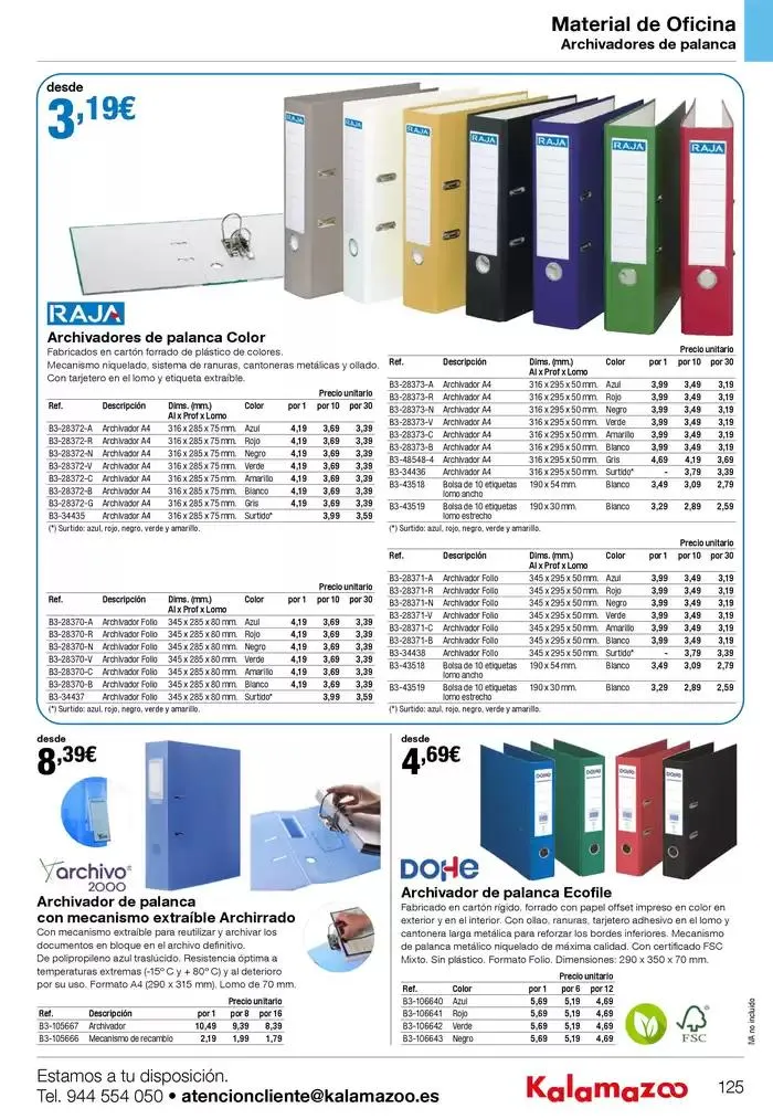 Catálogo de Staples Kalamazoo Catálogo General 9 de enero al 30 de septiembre 2025 - Página 125