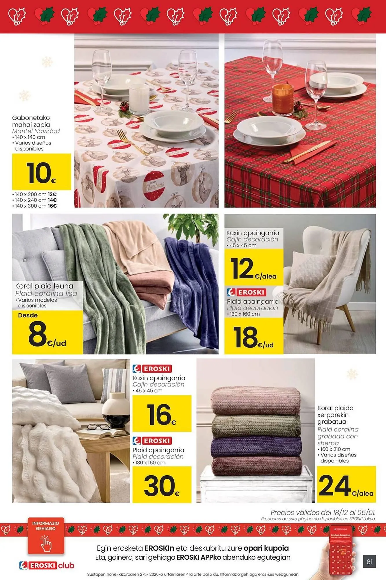 Catálogo de Folleto Eroski 18 de diciembre al 31 de diciembre 2025 - Página 61
