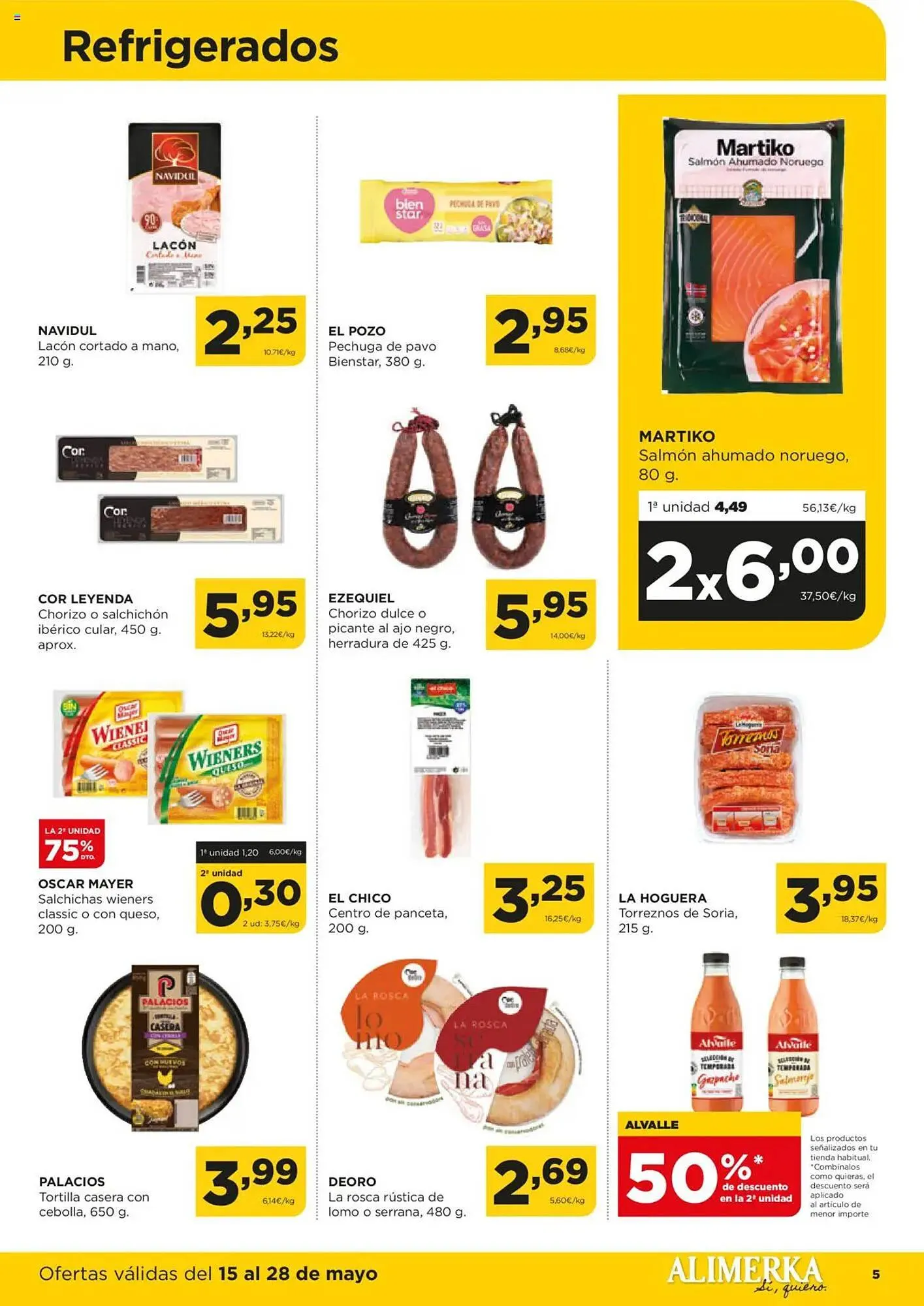 Catálogo de Folleto Alimerka 15 de mayo al 28 de mayo 2025 - Página 5