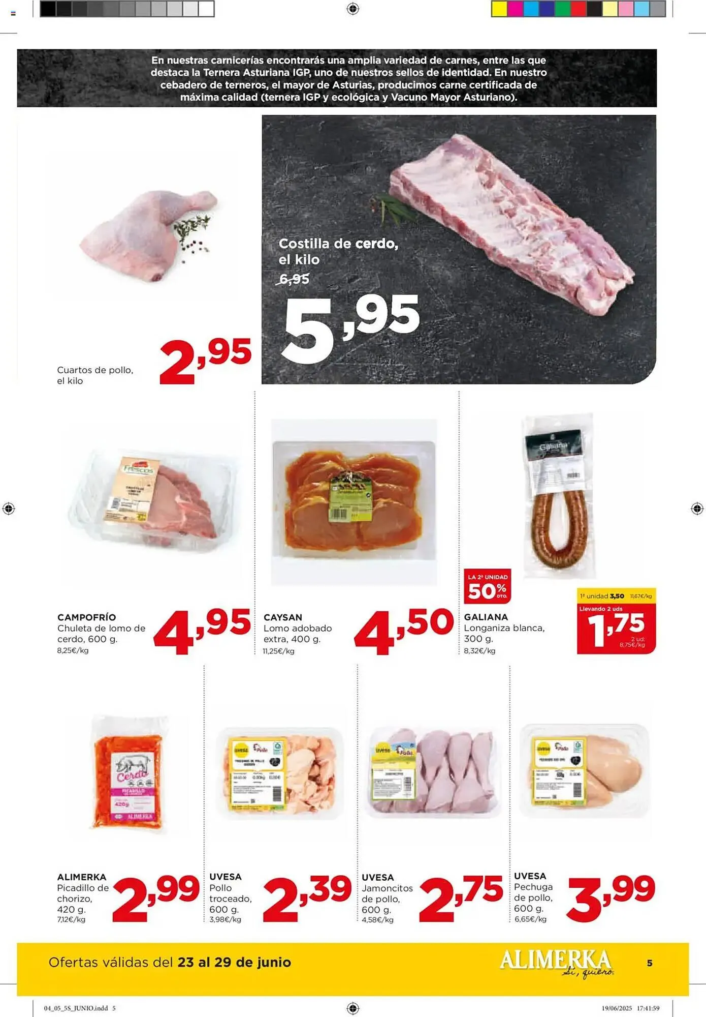 Catálogo de Folleto Alimerka 23 de junio al 29 de junio 2025 - Página 5
