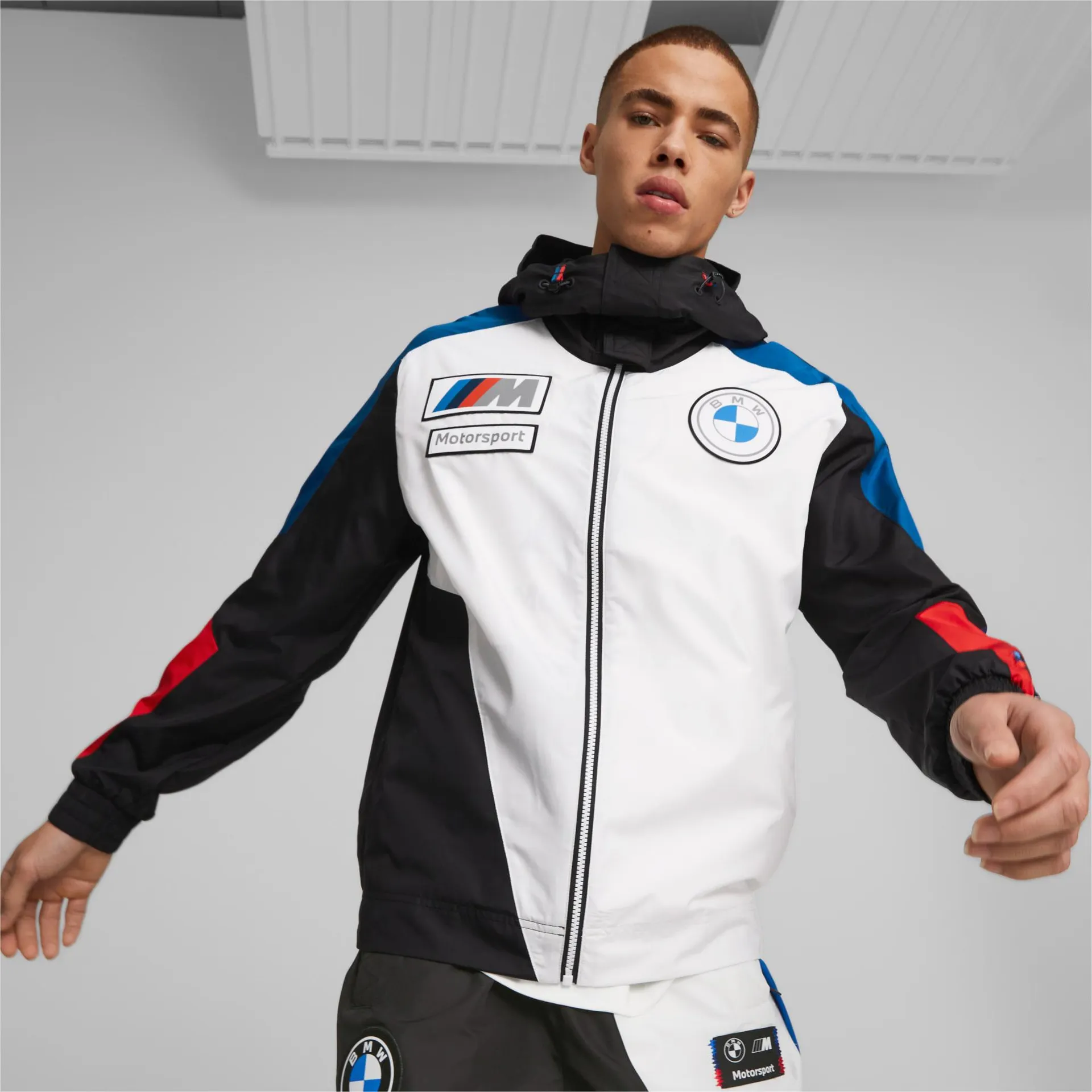 Chaqueta acolchada de automovilismo para hombre de BMW M