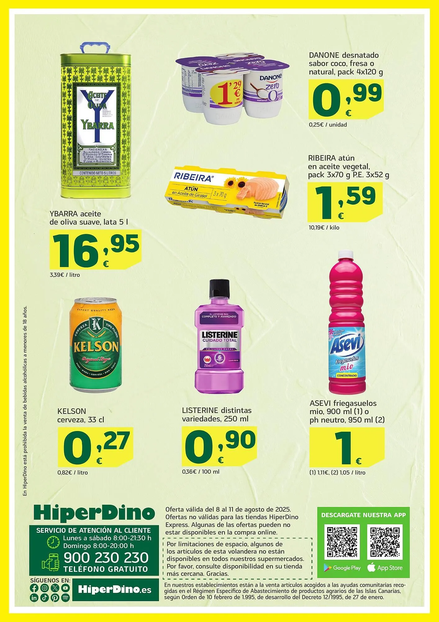 Catálogo de Folleto HiperDino 8 de agosto al 12 de agosto 2025 - Página 2