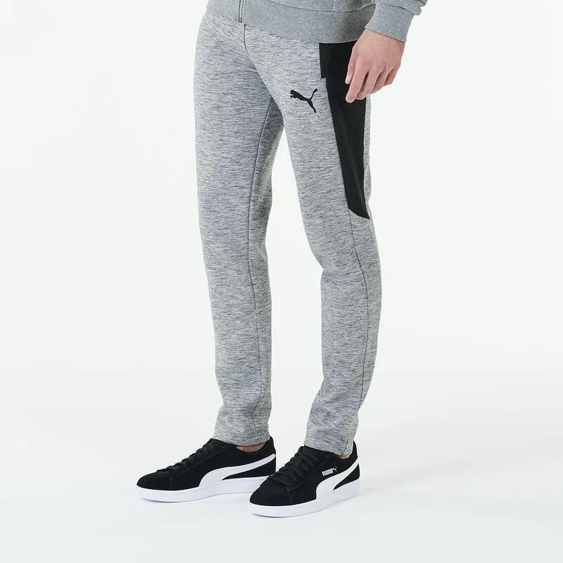 Pantaloni uomo fitness Puma ACTIVE misto cotone grigi