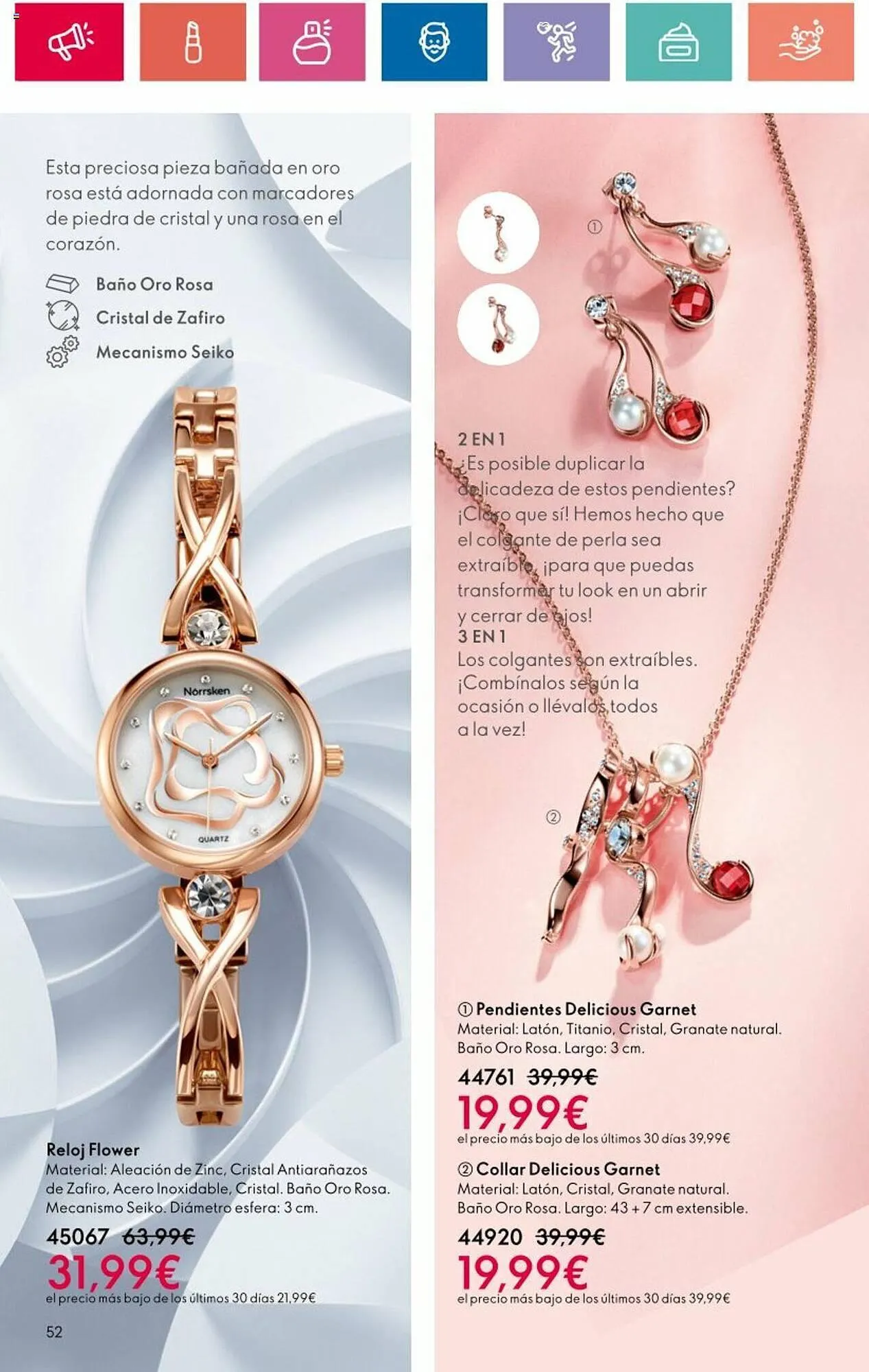 Catálogo de Folleto Oriflame 7 de mayo al 27 de mayo 2024 - Página 52