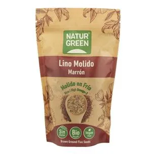 Lino Marrón molido Naturgreen, 225 g