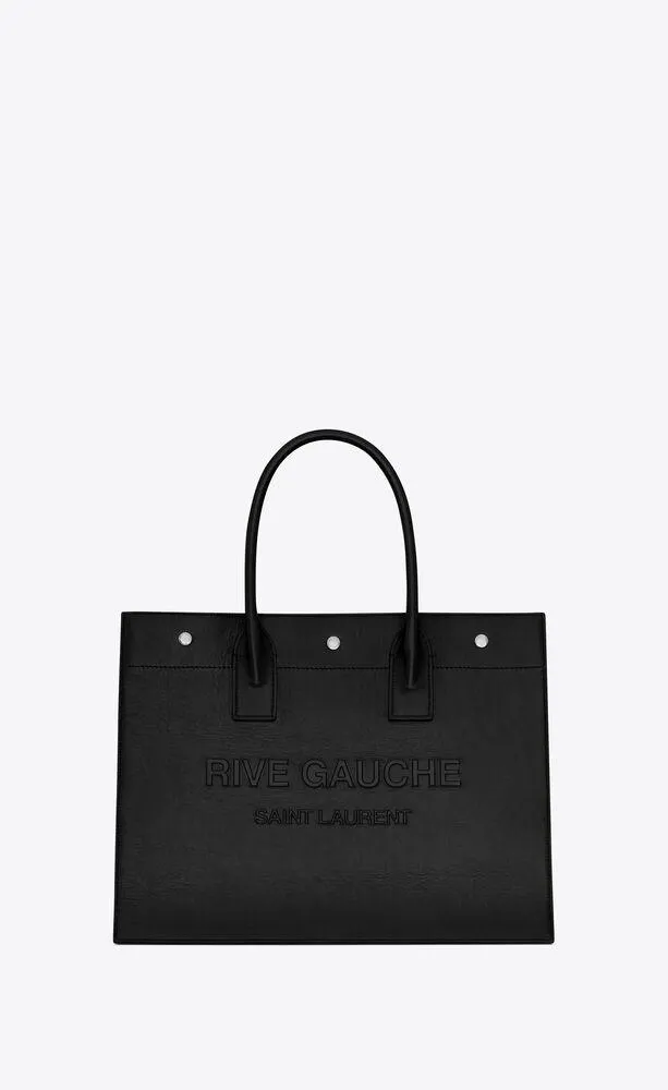 bolso tote pequeño rive gauche de piel lisa