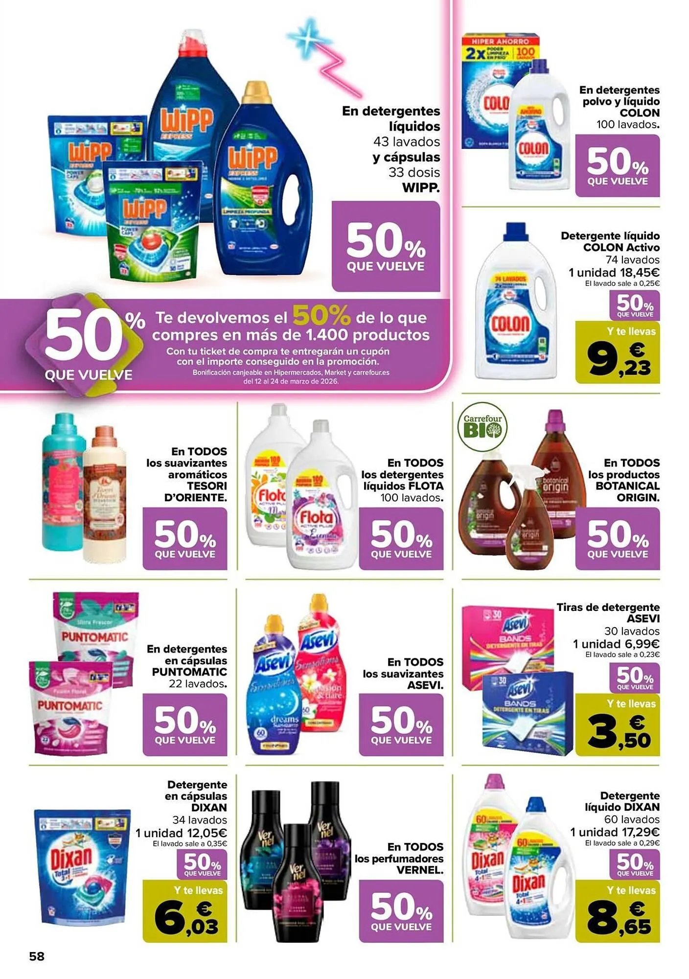 Catálogo de Folleto Carrefour 25 de febrero al 11 de marzo 2026 - Página 58