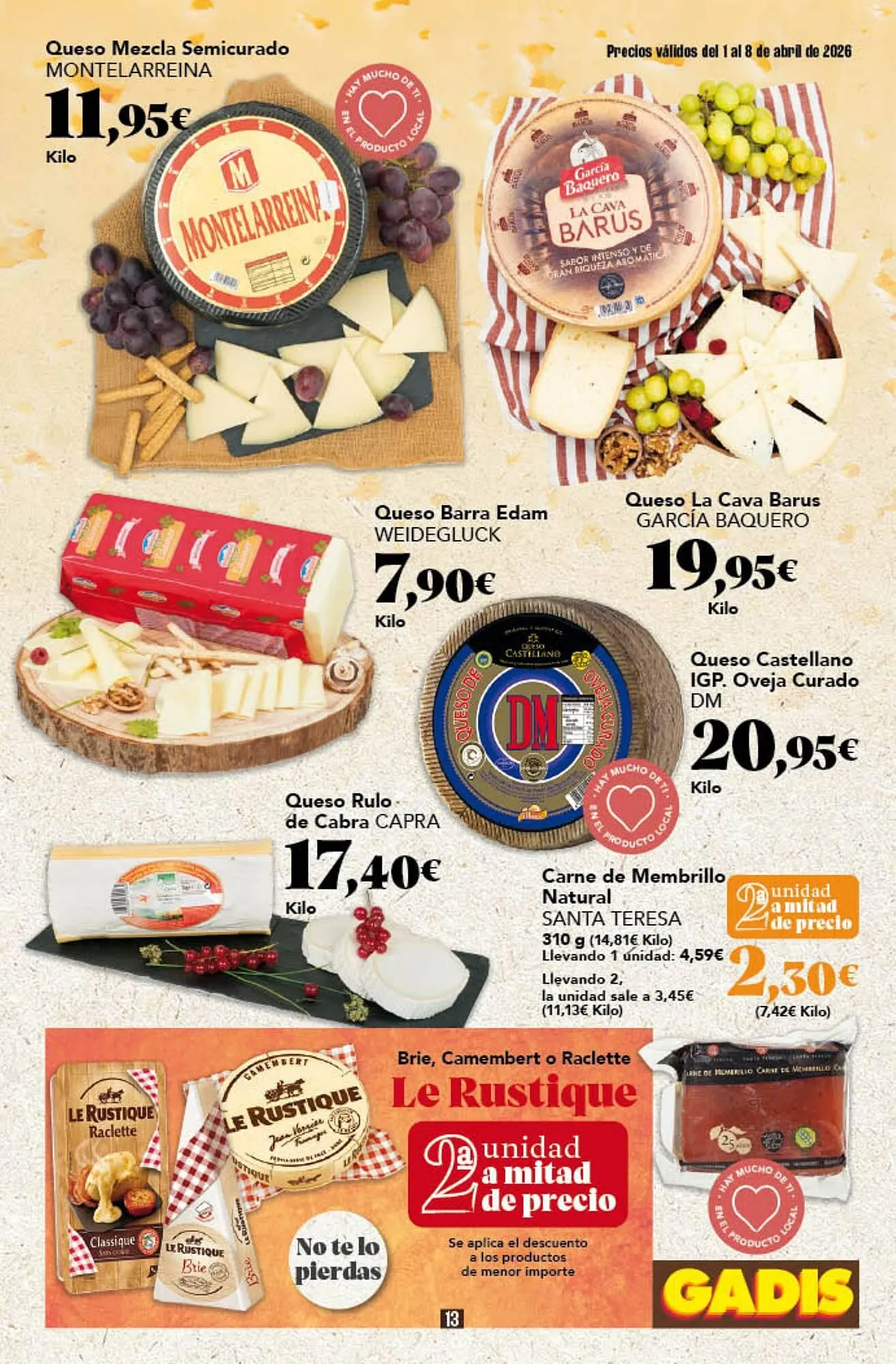 Catálogo de Folleto Gadis 1 de abril al 8 de abril 2026 - Página 13