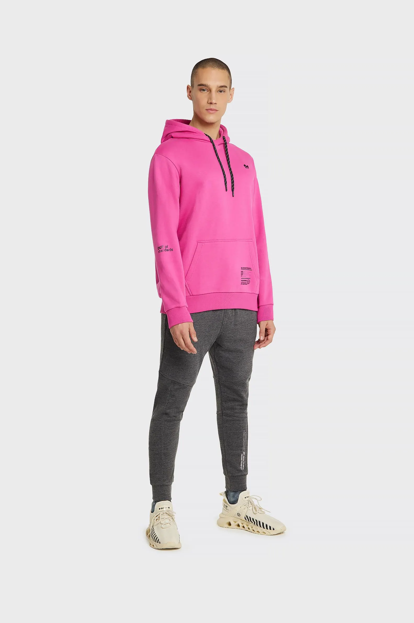 SUDADERA POLINESIA CAPUCHA BASICA CONTRASTES