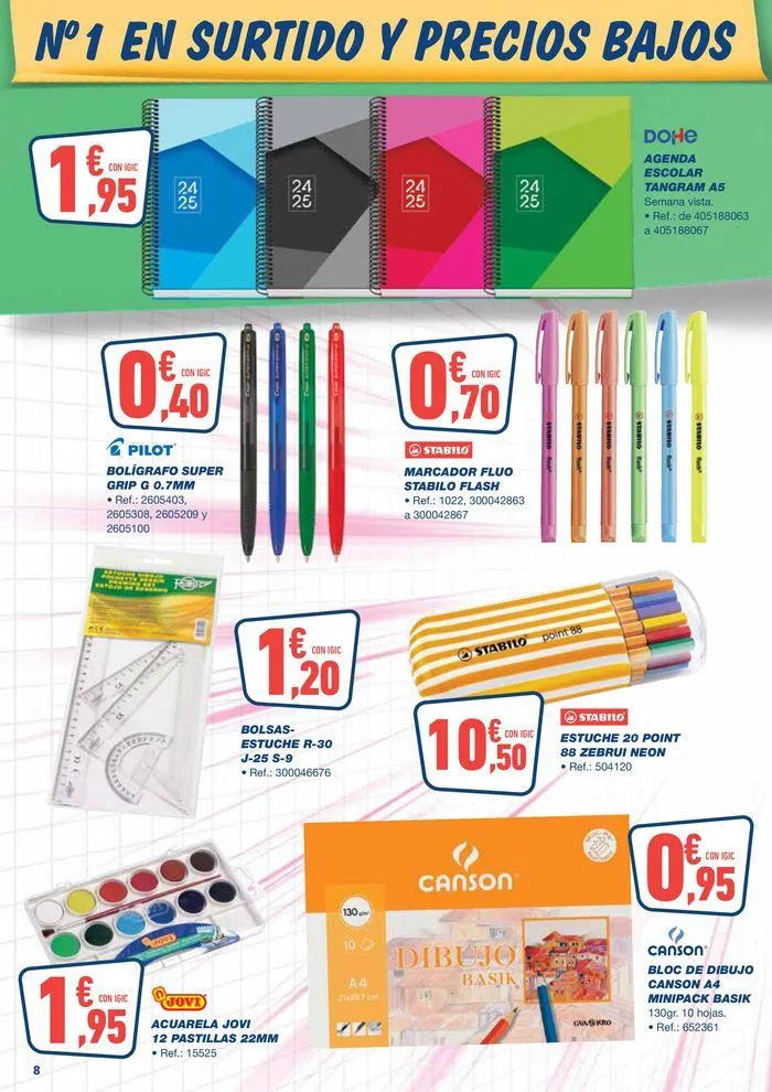Catálogo de Volvemos al cole ¡A precios de locos! 22 de agosto al 12 de septiembre 2024 - Página 8