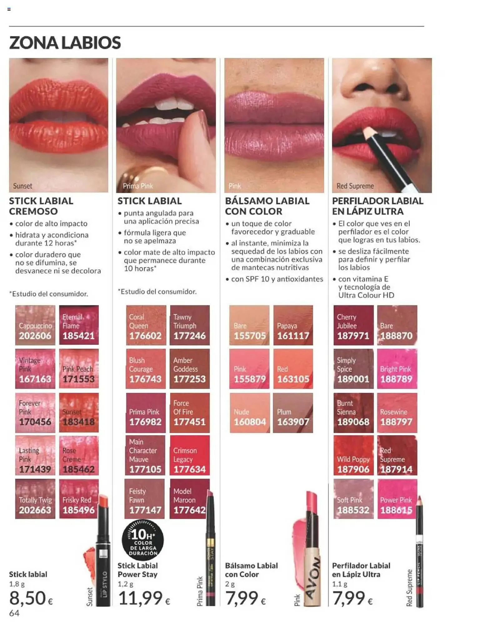 Catálogo de Folleto AVON 1 de agosto al 31 de agosto 2025 - Página 64