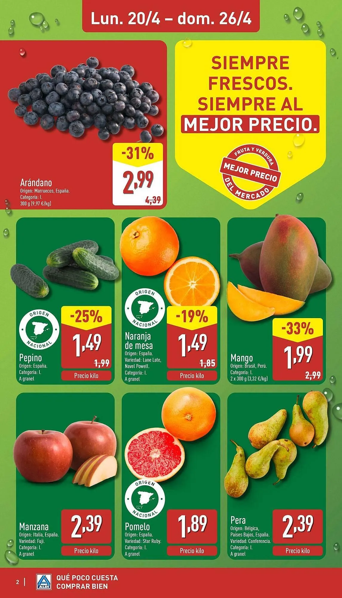 Catálogo de Folleto ALDI 20 de abril al 26 de abril 2026 - Página 2