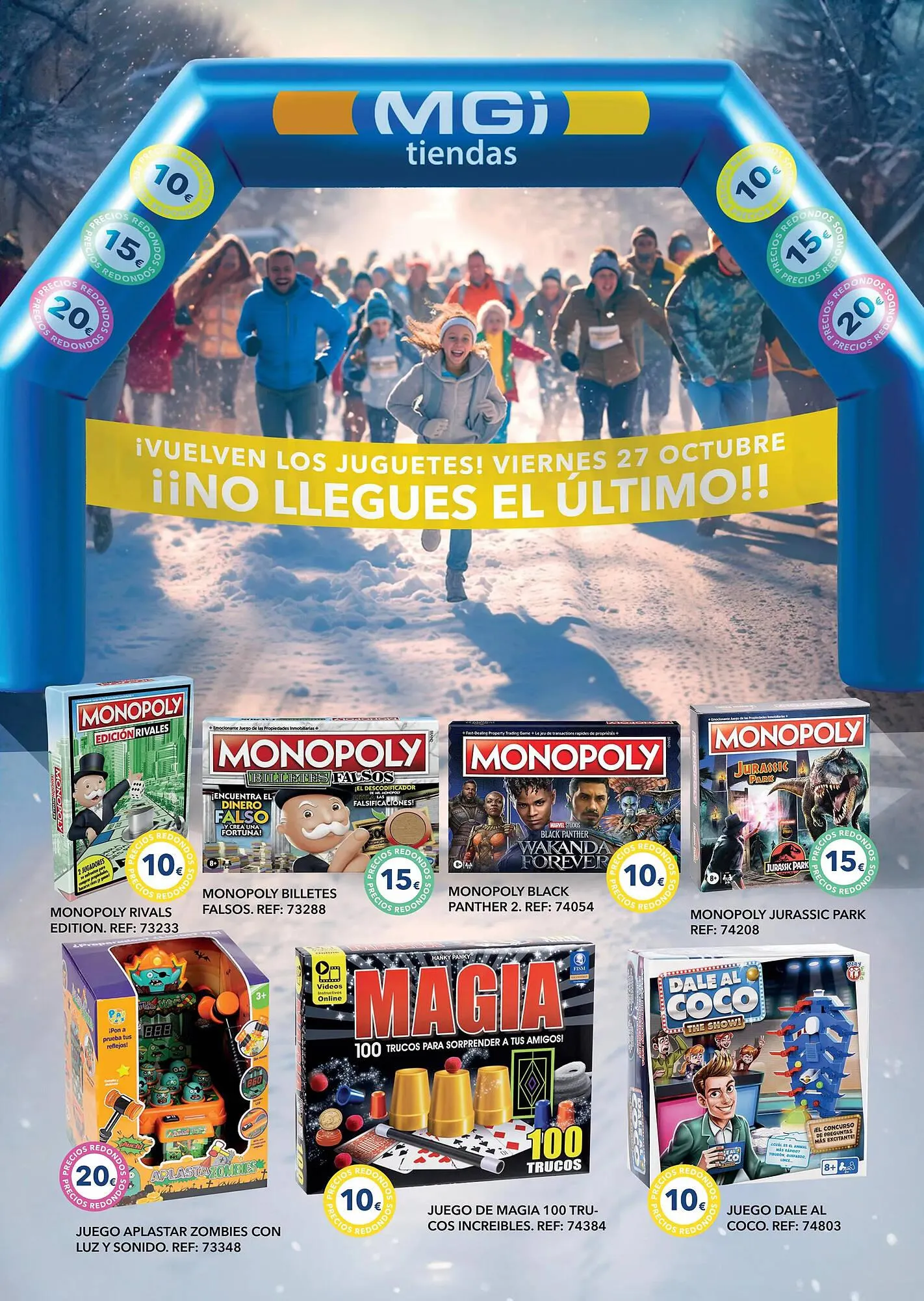 Catálogo de Folleto Tiendas MGI 27 de octubre al 25 de enero 2024 - Página 1
