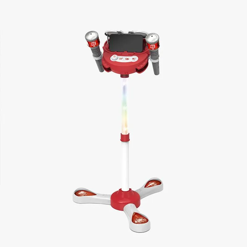 PSET 2 MICRÓFONOS CON LUZ Y SONIDOS COLORES SURTIDOS