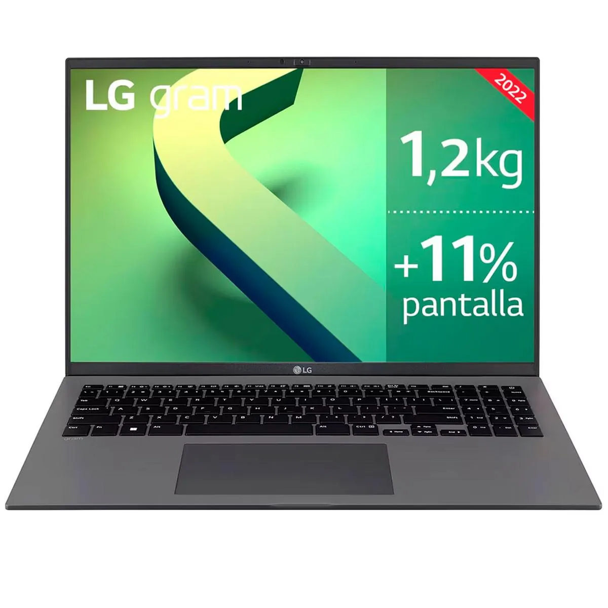 PORTÁTIL LG GRAM DE 41CM (16'') 16Z90Q-G.AA76B i7 - 16GB - 512GB SSD