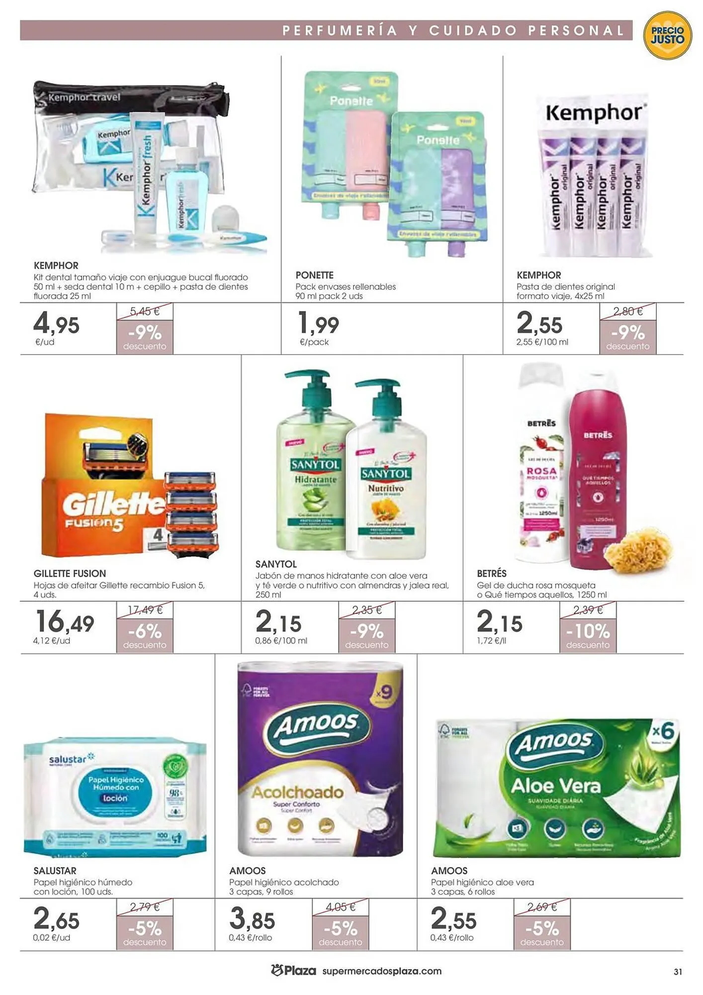 Catálogo de Folleto Supermercados Plaza 19 de marzo al 8 de abril 2026 - Página 31