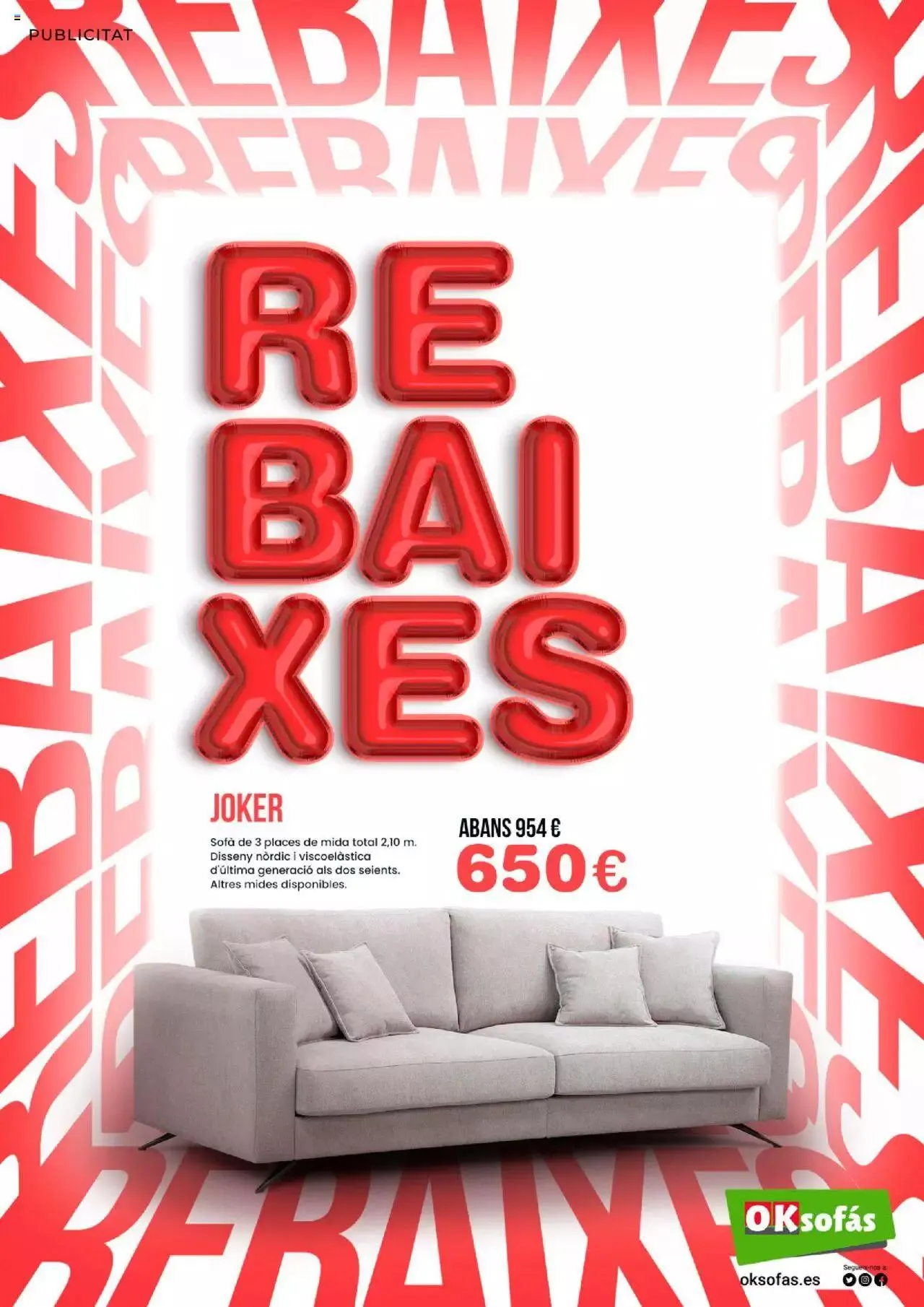 Catálogo de OKsofás - Folleto Catalá 7 de enero al 31 de diciembre 2023 - Página 1