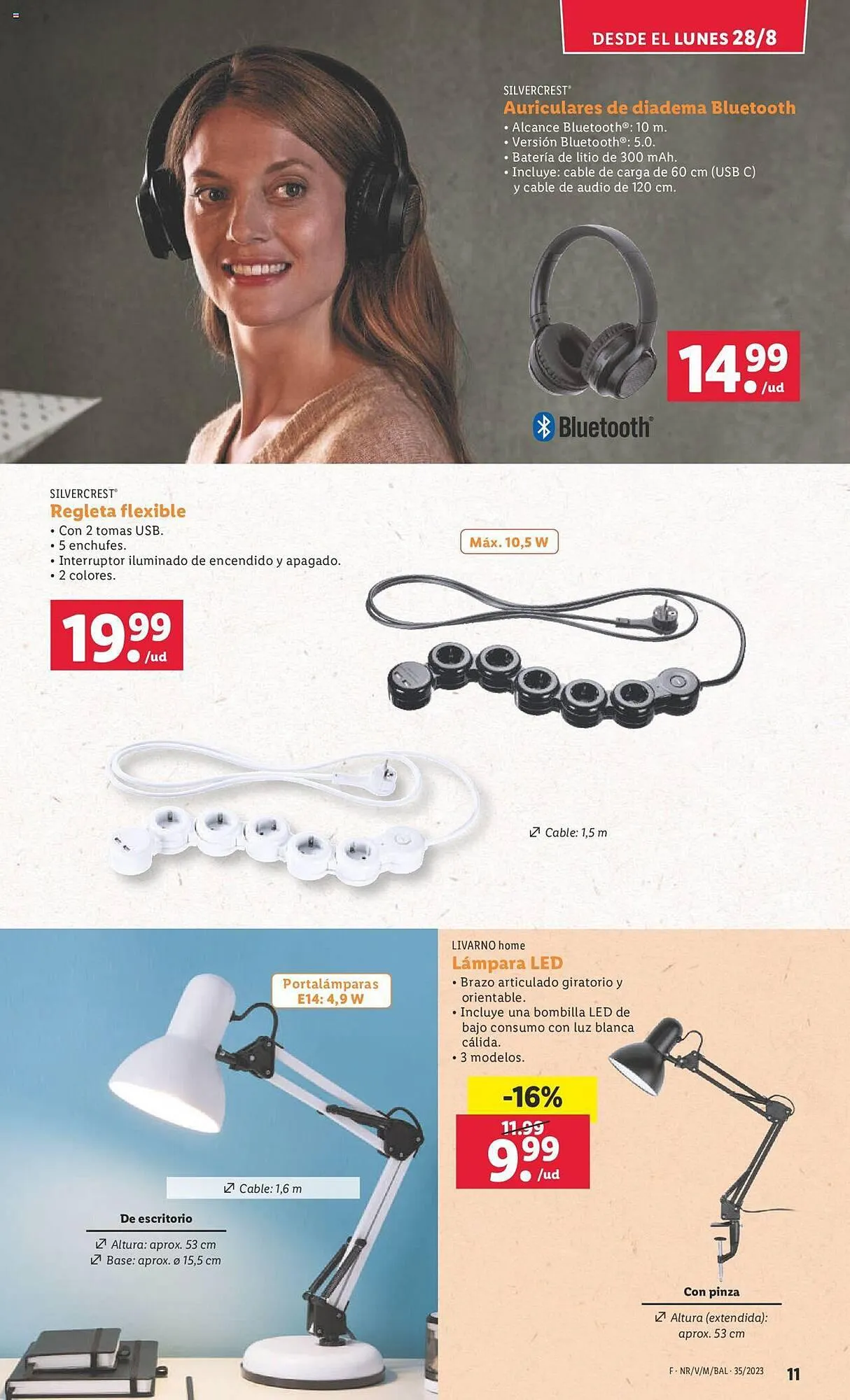 Catálogo de Folleto Lidl 28 de agosto al 3 de septiembre 2023 - Página 37