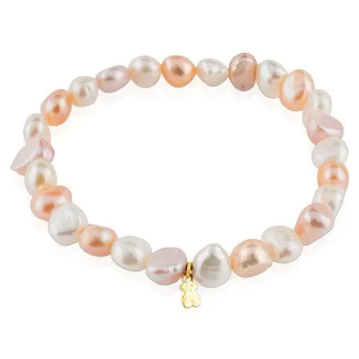 Pulsera de oro y perlas cultivadas barrocas TOUS Pearls