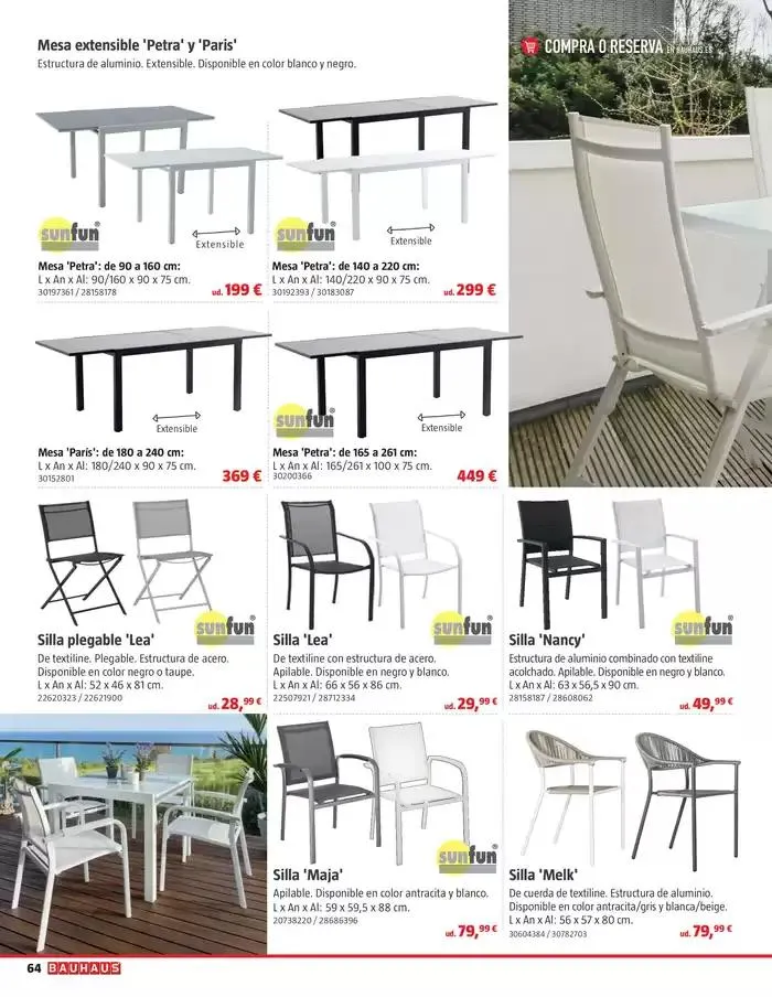 Catálogo de VERANO. Jardín, terraza, balcón.  26 de marzo al 20 de abril 2025 - Página 64