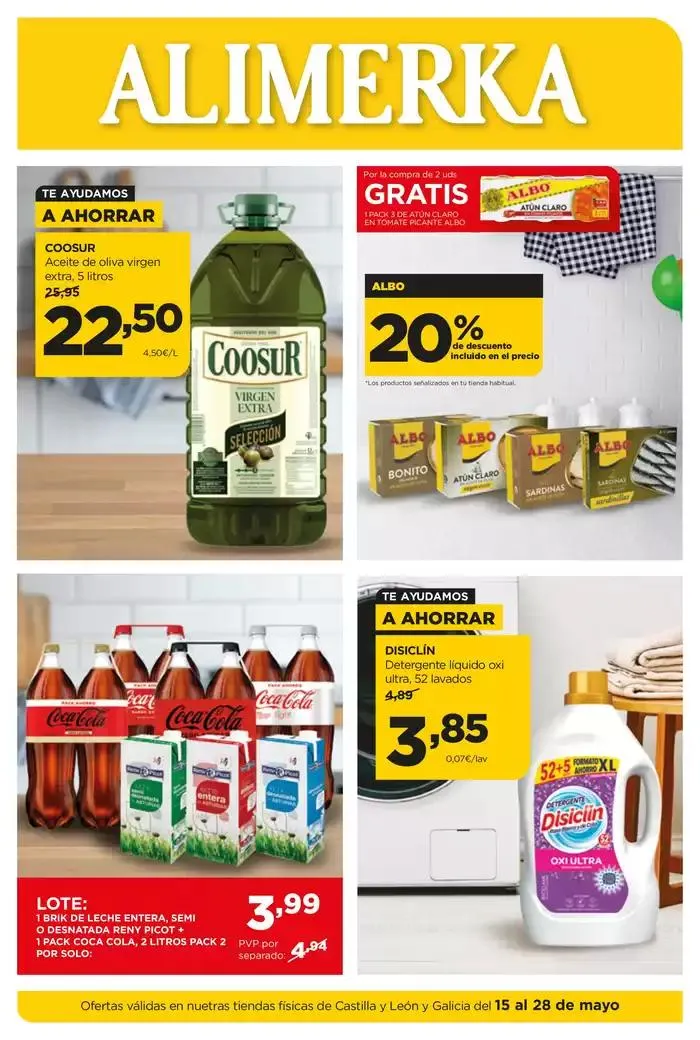 Catálogo de Ofertas válidas en nuetras tiendas físicas de Castilla y León y Galicia del 15 al 28 de mayo 15 de mayo al 28 de mayo 2025 - Página 1