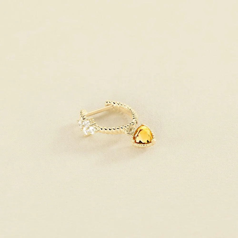 Piercing criolla PRECIEUX - Amarillo / Dorado