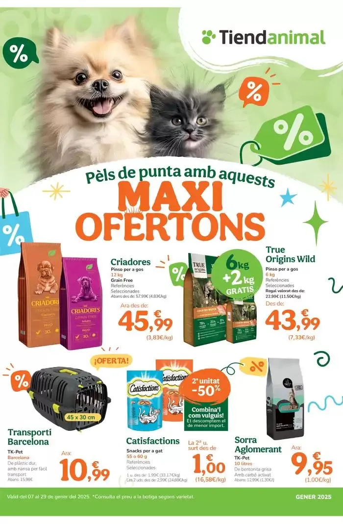 Catálogo de Pèls de punta amb aquests MAXI OFERTONS 7 de enero al 29 de enero 2025 - Página 1