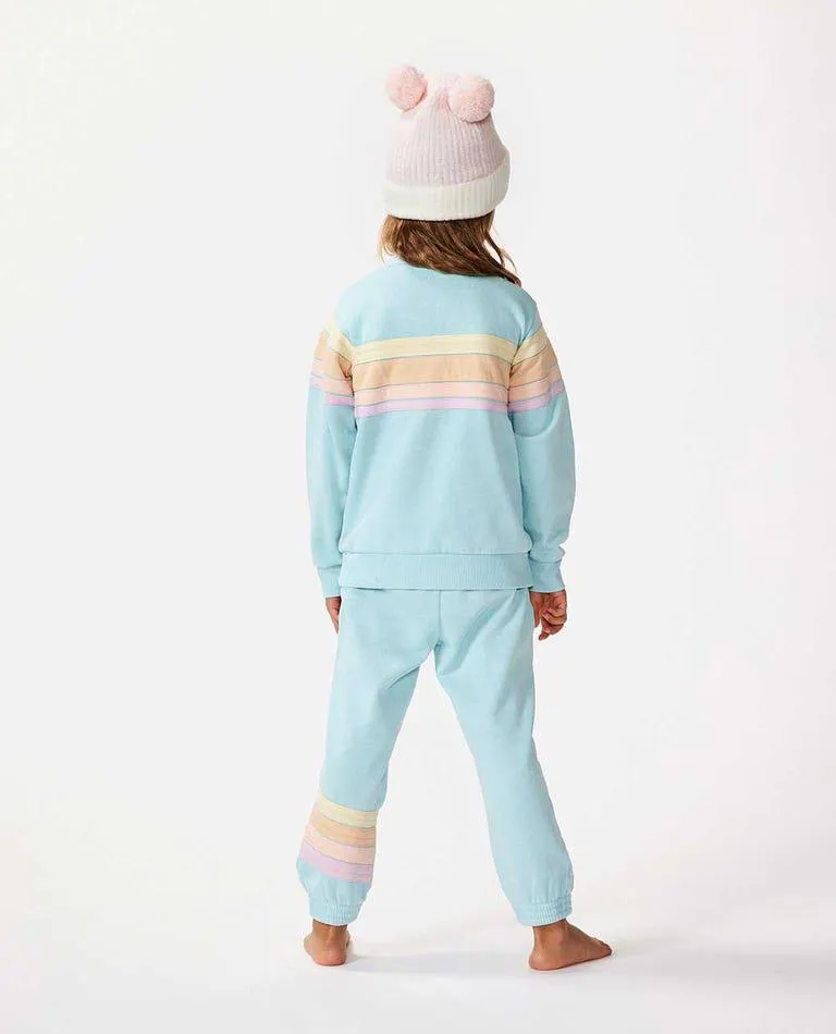 Forro de cuello redondo Surf Revival para niña