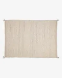 Sofá Mihaela 3 plazas de micro bouclé gris 203 cm