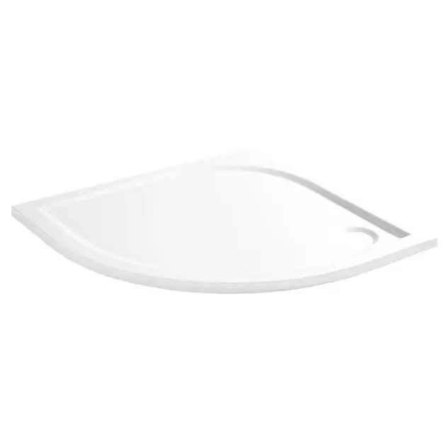 Plato de ducha mineral limsky 1/4 círculo 80x80 cm