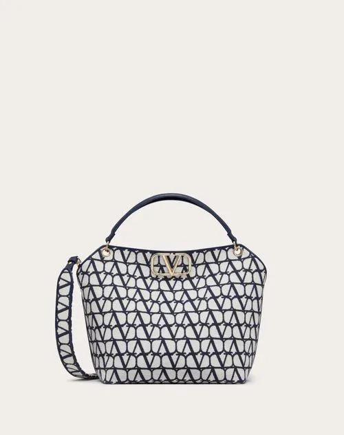 BOLSO DE COMPRAS VALENTINO GARAVANI ALL IN DE TOILE ICONOGRAPHE