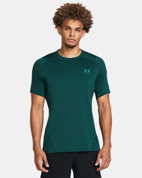 Camiseta de manga corta estampada HeatGear® Fitted para hombre