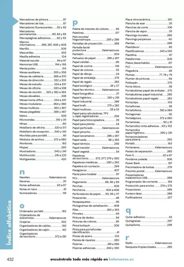 Catálogo de Staples Kalamazoo Catálogo General 9 de enero al 30 de septiembre 2025 - Página 432