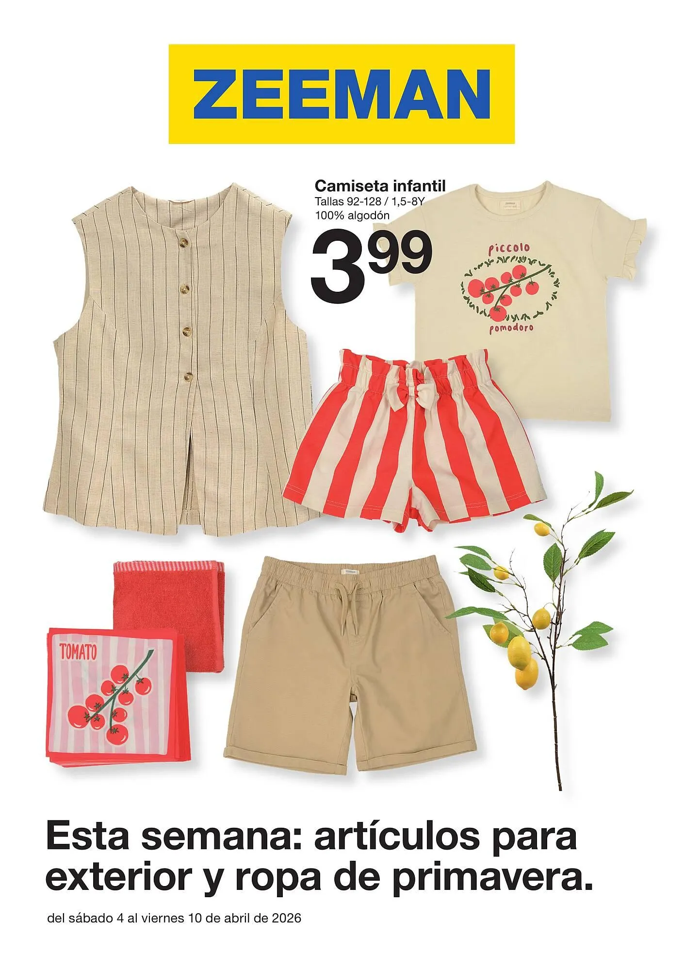 Catálogo de Catálogo Zeeman 4 de abril al 10 de abril 2026 - Página 1