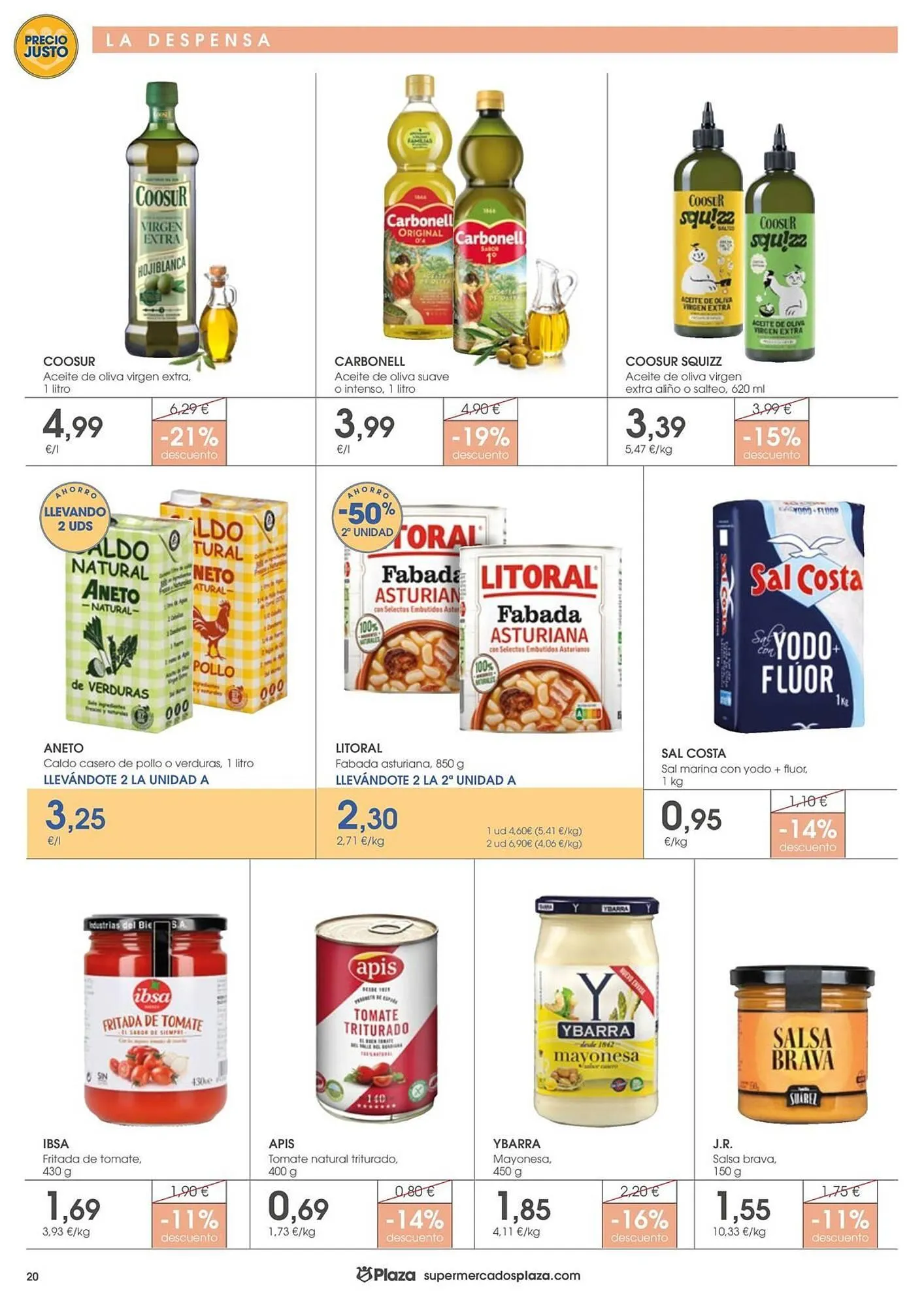 Catálogo de Folleto Supermercados Plaza 20 de octubre al 29 de octubre 2025 - Página 20