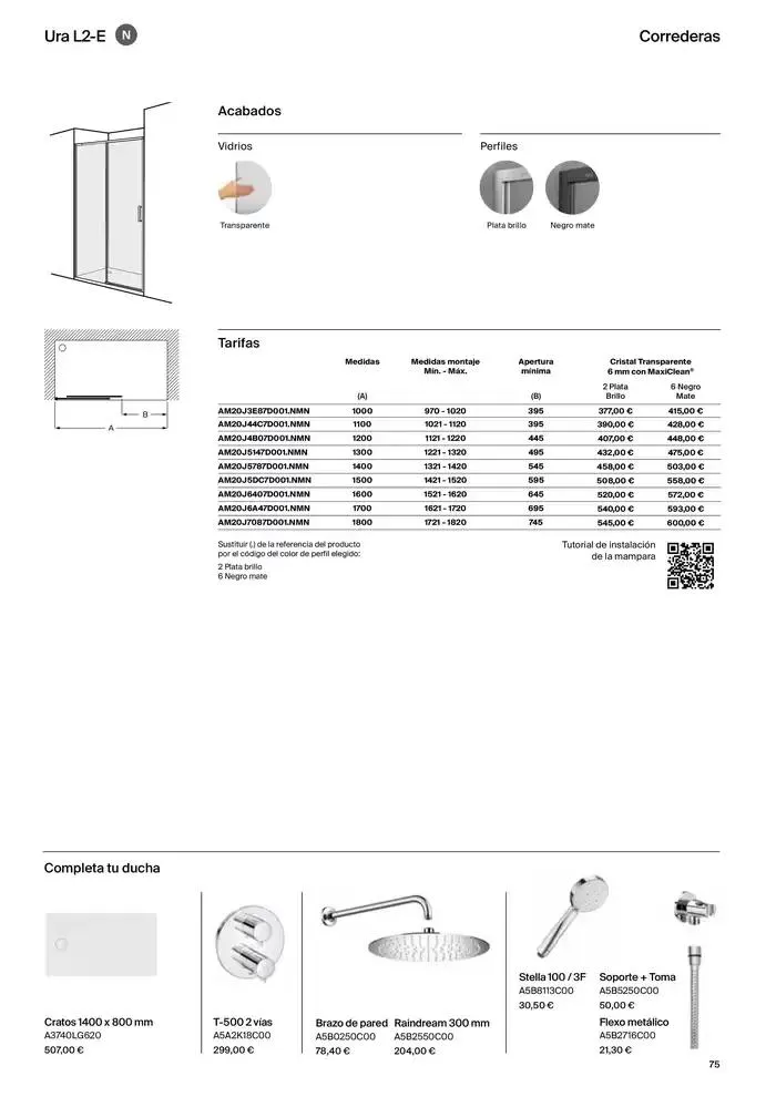 Catálogo de Mamparas de Baño 9 de enero al 31 de diciembre 2025 - Página 77
