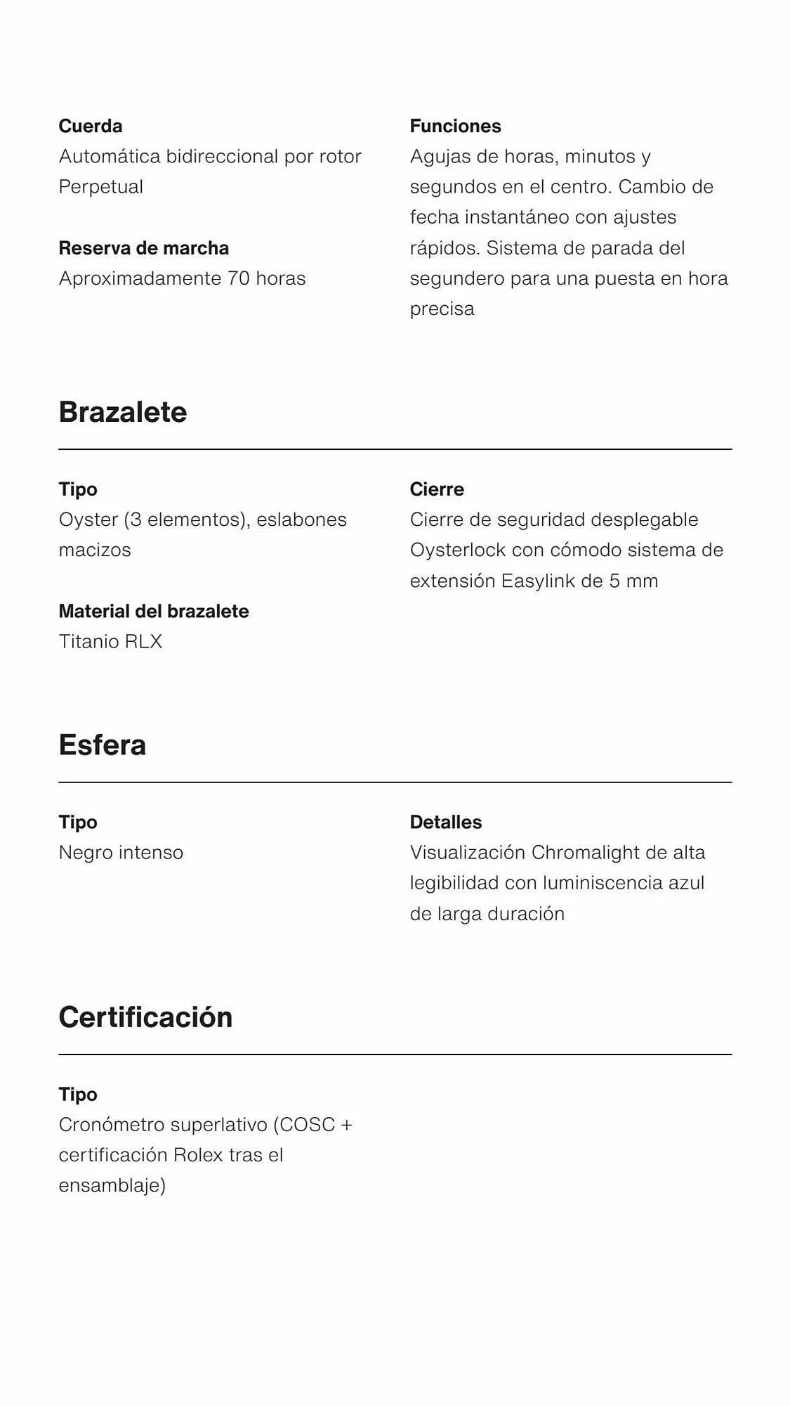 Catálogo de Folleto Rolex 4 de agosto al 28 de noviembre 2023 - Página 10