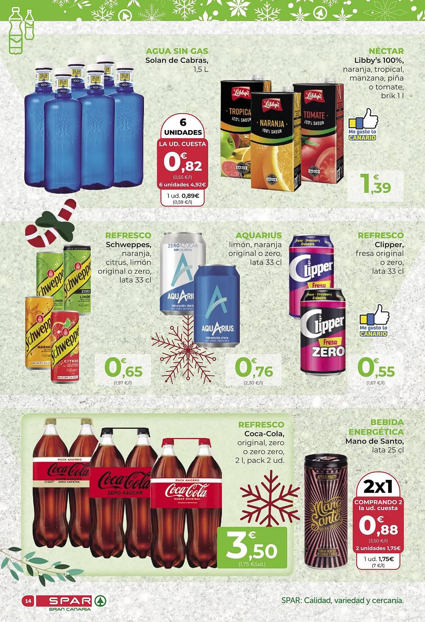 Catálogo de Folleto SPAR Gran Canaria 28 de noviembre al 14 de diciembre 2023 - Página 14