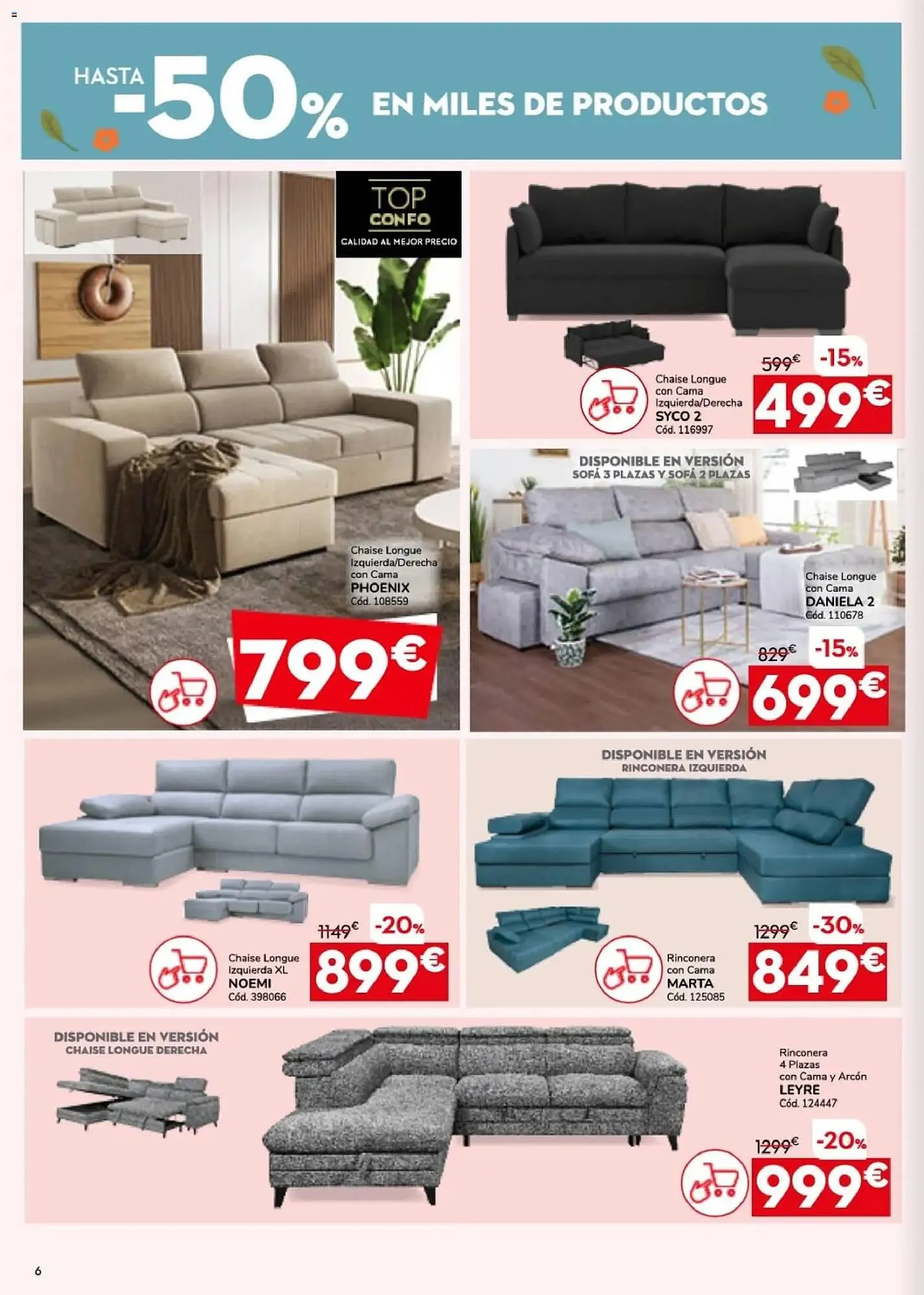 Catálogo de Catálogo Conforama 26 de marzo al 29 de abril 2026 - Página 6