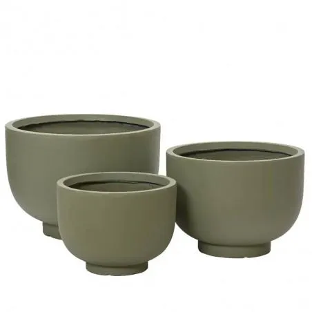 MACETA STELLA VERDE TIERRA