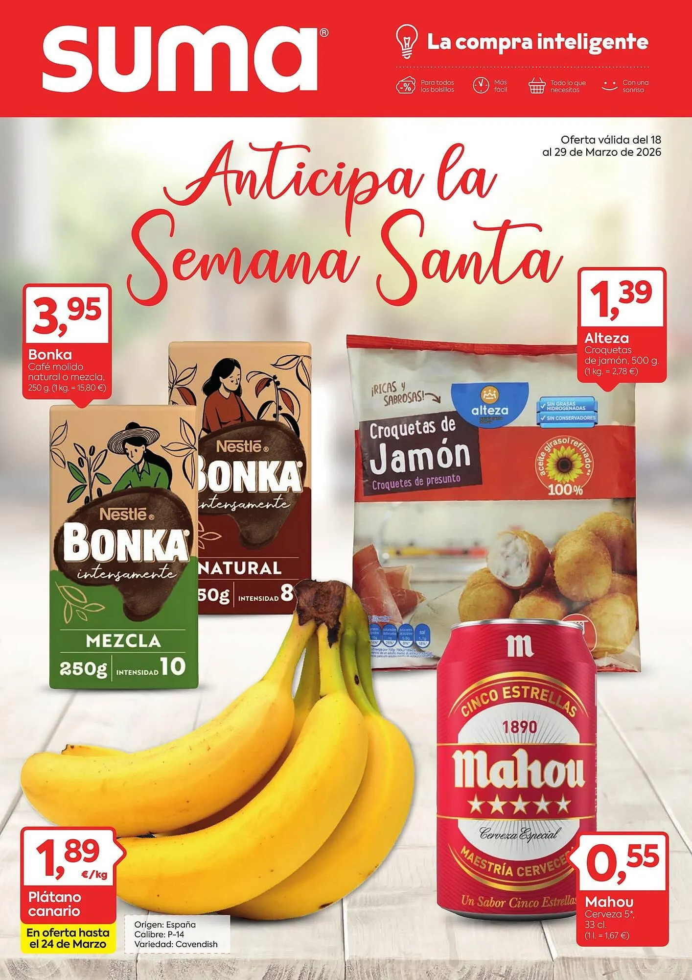 Catálogo de Folleto Suma Supermercados 18 de marzo al 29 de marzo 2026 - Página 1