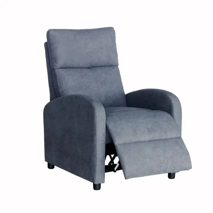 Sillón Relax Push Back Tapizado en Tela KABUL 2