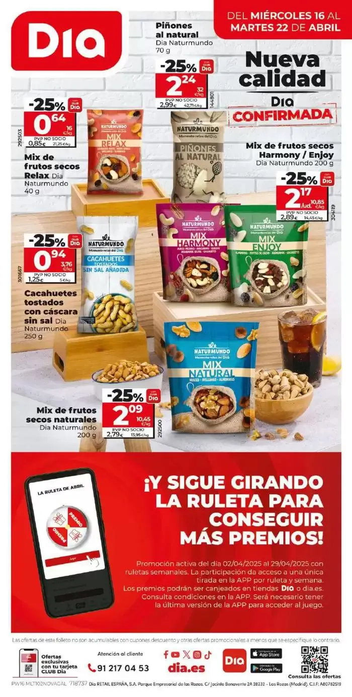 Catálogo de Nueva calidad Dia del 16/04 al 22/04 16 de abril al 22 de abril 2025 - Página 12